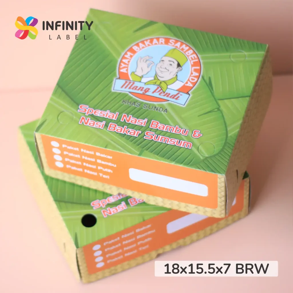 cetak-packaging-makanan-terdekat-dus-nasi-snack-box-coklat-ivory-duplex-klaten