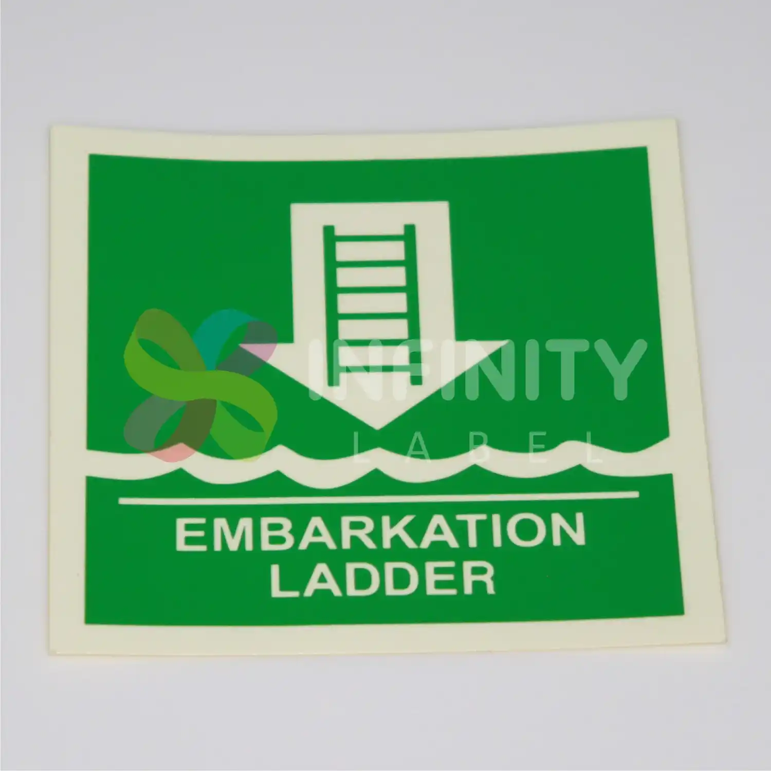 Rambu safety sign vessel kapal impa sticker terdekat imo stiker Padangsidimpuan 334104 Embarkation Ladder