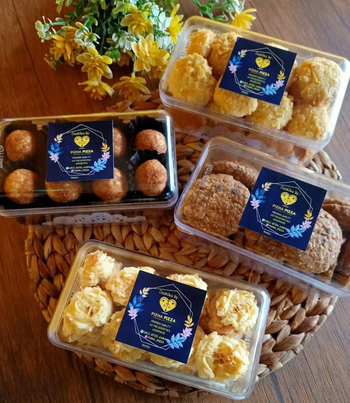 stiker toples kue kering kemasan segipanjang 350 gr untuk kue kastangel sagu keju nastar dll